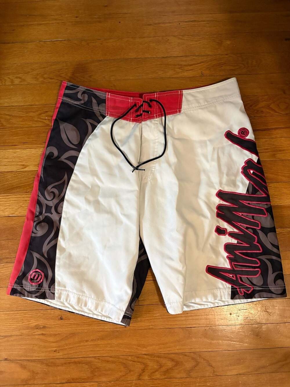 Animal Worldwide Freeride Y2K Tribal Print Board Shorts Men's XL